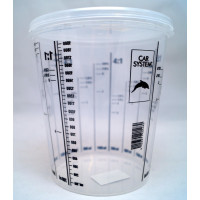 Склянка пластмасова з кришкою Car System Multi Mix CS 2,3 л (140552)