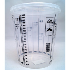 Склянка пластмасова з кришкою Car System Multi Mix CS 2,3 л (140552)