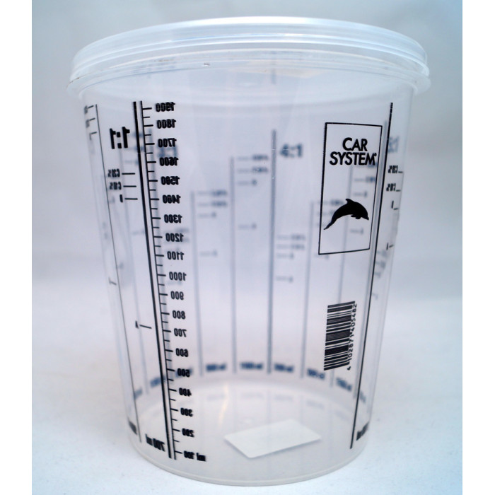Склянка пластмасова з кришкою Car System Multi Mix CS 2,3 л (140552)