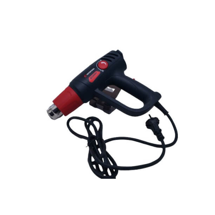 Фен технічний 2000 Вт, 2 режими, регулювання, 50 ° C-600 ° C, 250-500 л / хв INTERTOOL WT-1020