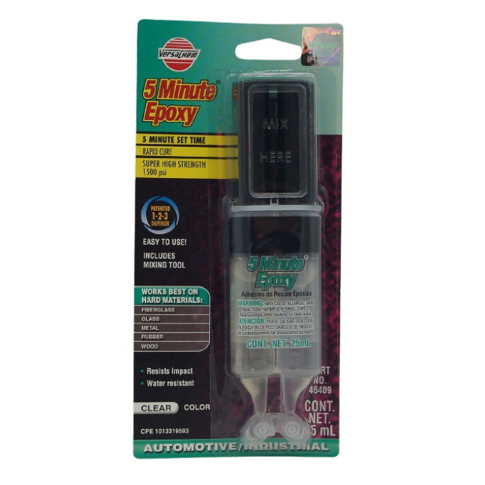 Клей прозорий універсальний 5 MINUTE Clear Epoxy 28.4 g VERSACHEM