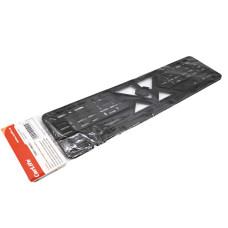 Рамка номерного знака срібна смуга універсальна Carlife NH03