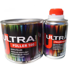 Грунт Акриловий чорний (0,4л + відп. 0,08л) NOVOL 5+1 Ultra Line Fuller 100 (арт.