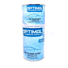 Лак акриловий швидкий Optimal 2K Clear Coat FAST (OPS-FC21-1500) 1л + відп. 0,5л