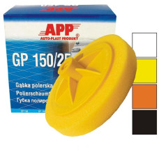 Полірувальне коло APP жовтий d 150 h 2.5 см липучка