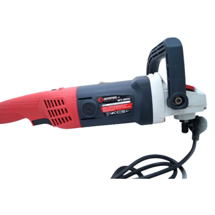 Полірувальна машинка INTERTOOL STORM 1400 Вт, 800-3200 об\хв, 180 мм (арт. WT-1800)