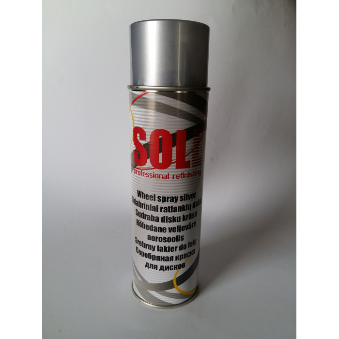 Фарба для дисків SOLL S700003 срібляста в аерозолі 500 мл