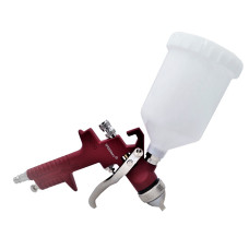 Пістолет для фарбування Speedway F 603 HP дюза 2.5 мм / червоний / Fachowiec