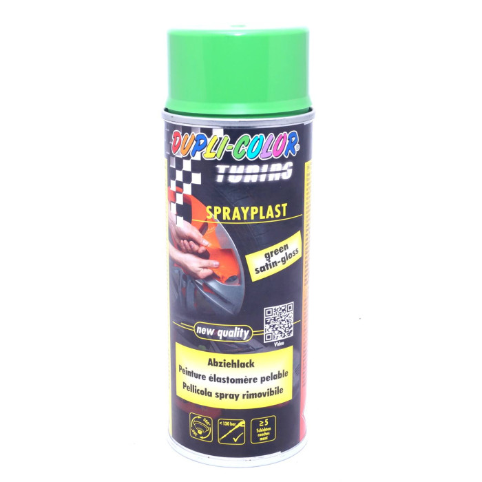 Фарба Dupli-Color із ефектом рідкої гуми зелена глянсова, аерозоль 400мл (арт. 388071)