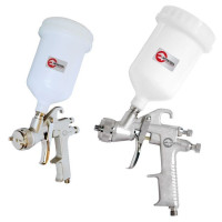 Краскопульт INTERTOOL HP SATIN PROF із дюзою 1,4 мм, верхній пластиковий бачок 600 мл