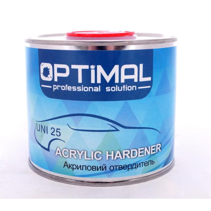 Затверджувач акриловий OPTIMAL UNI 25 2К 0,5 л