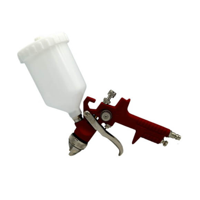 Пістолет для фарбування Speedway Fachowiec F 602 HP дюза 2 мм, червоний