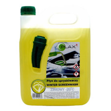 Очищувач скла зимовий PLAX -20°C з лійкою, запах лимона, 5 л