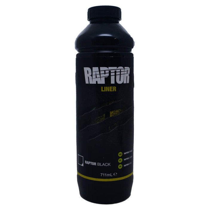 Захисне покриття U-Pol Raptor Liner Black, чорний, 711 мл із затверджувачем у комплекті (RLВ/S4)