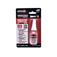 Фіксатор різьблення NOWAX THREADLOCKER RED NX21129, 10 г