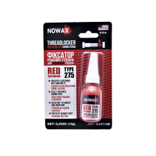 Фіксатор різьблення NOWAX THREADLOCKER RED NX21129, 10 г