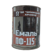 Эмаль хаки ХЗЧ ПФ-115 для внутренних и наружных работ 0,9 кг