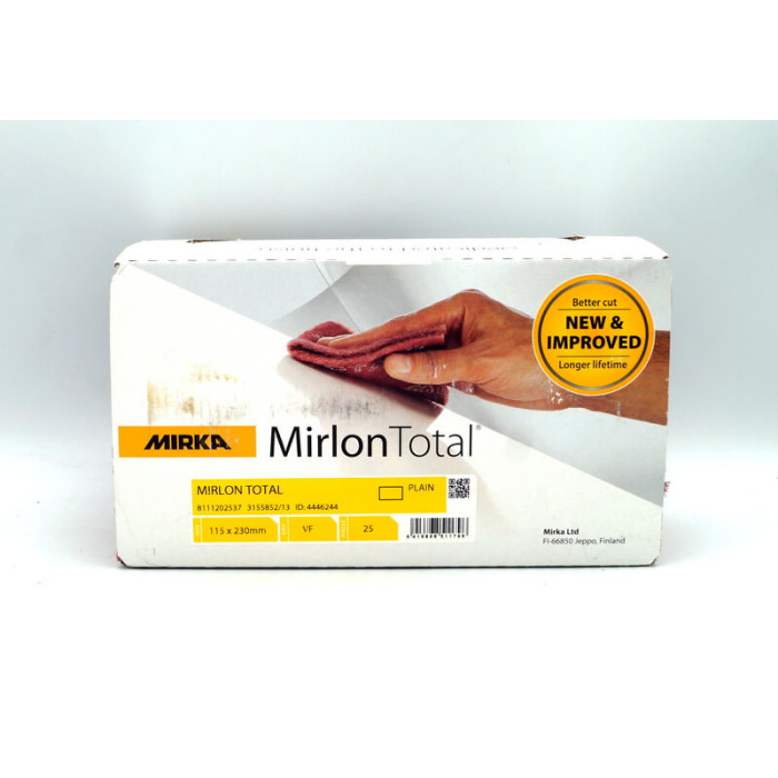 Абразивний скотч брайт MIRKA Mirlon 115x230x5мм P360 червоний