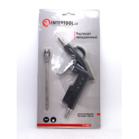 Пістолет продувний з додатковим наконечником 120 мм, короткий INTERTOOL PT-0804