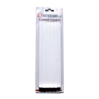 Комплект білих клейових стрижнів 11,2 мм x 200 мм, 12 шт. INTERTOOL RT-1022