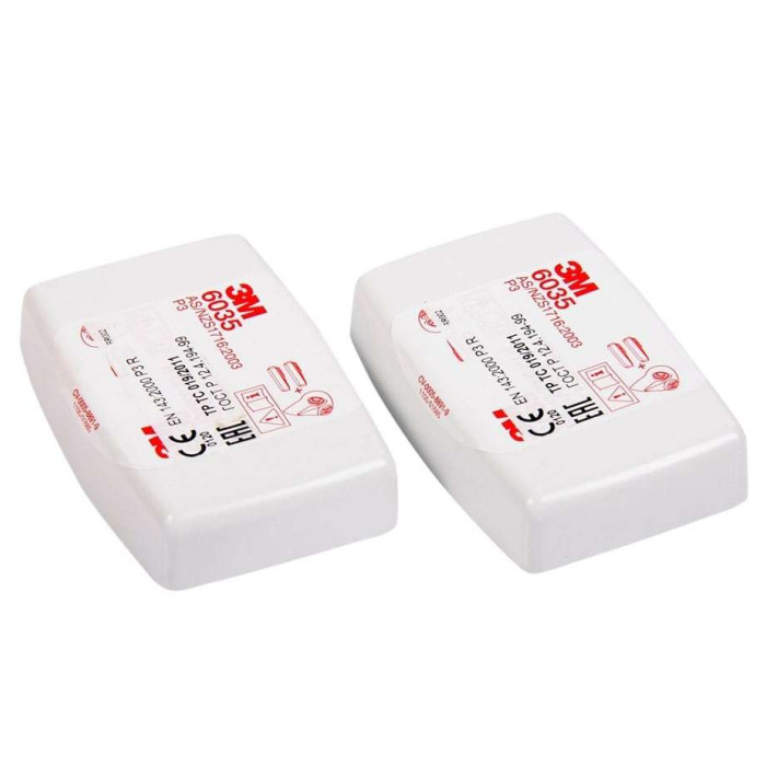 Фільтр пиловий 3M 6035 від твердих та рідких аерозолів (2 шт)