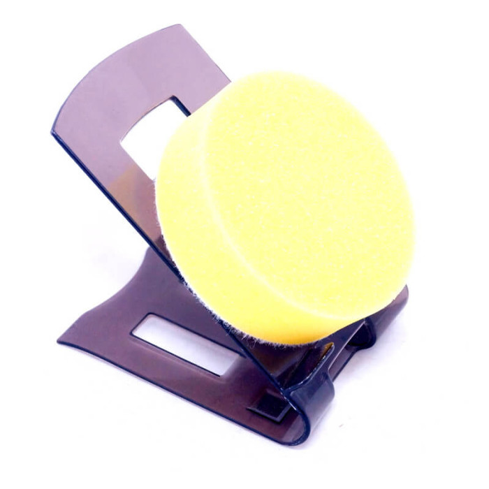 Полірувальне коло на липучці 80*25мм жовтий (міні) PYRAMID 44804