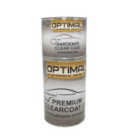 Лак акриловий OPTIMAL ULTRA FAST HS 2+1, 1л + затверджувач 0,5 л