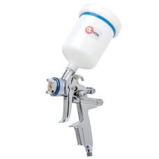Краскопульт пневматичний HVLP II професійний, дюза 1.3мм, бачок 600мл, INTERTOOL PT-0105