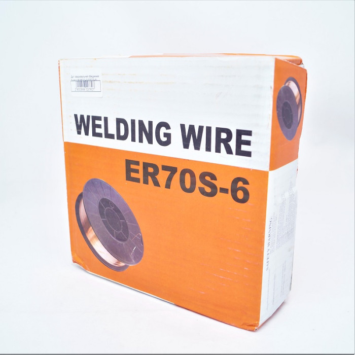 Дріт зварювальний обміднений 0,8мм х 5,0кг Super СВ08Г2С-О (ER70S-6)