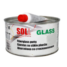 Шпаклівка SOLL легка зі скловолокном Glass, жовта 1.8 кг (арт. SG3 180G)