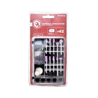 Комплект аксесуарів для гравера WT-0516 та DT-0517 42 од. INTERTOOL BT-0012