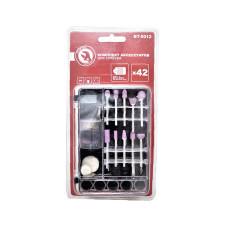 Комплект аксесуарів для гравера WT-0516 та DT-0517 42 од. INTERTOOL BT-0012