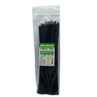 Хомути пластикові чорні 4,8х300мм (100шт) поштучно BELAUTO (арт. B48300)