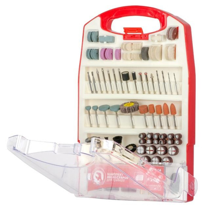 Комплект аксесуарів для гравера WT-0516 та DT-0517 188 од. INTERTOOL BT-0014