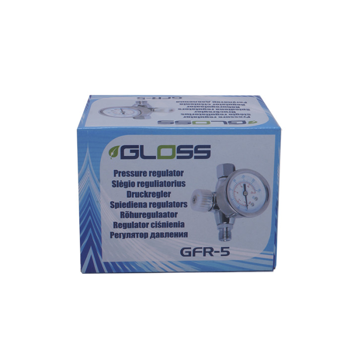 Регулятор повітря SOLL із манометром - Gloss (GFR-5)