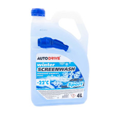 Омивач зимовий AUTO DRIVE Winter Screenwash Sport -22 ° C, 4л (AD0123)