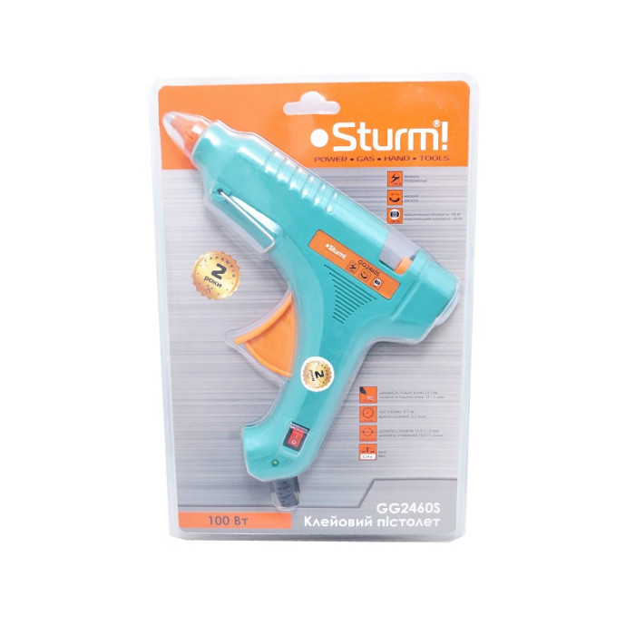 Пістолет клейовий Sturm, блістер GG 2460S