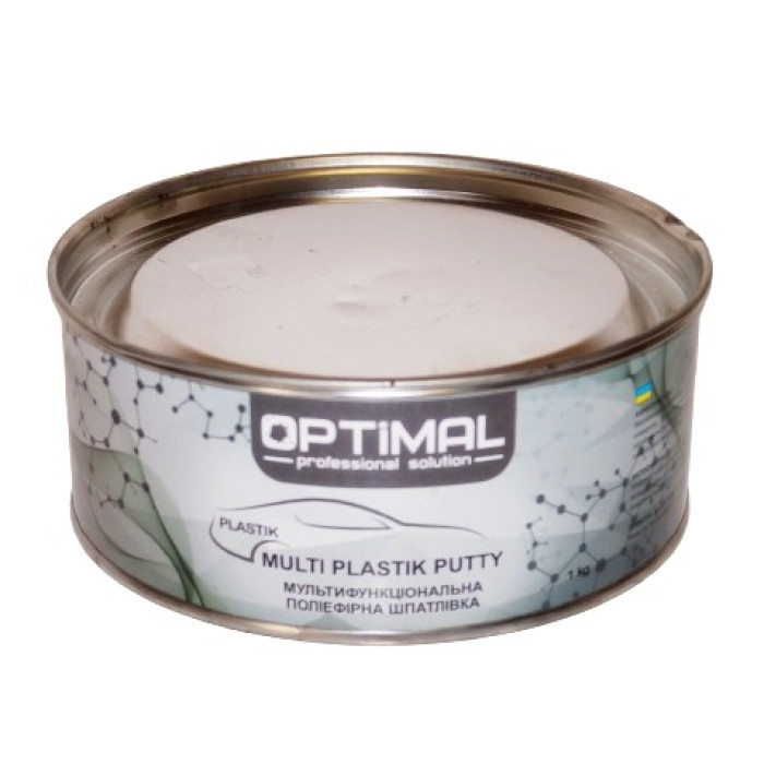 Шпаклівка для пластику 1кг OPTIMAL Multi-Plastic Putty