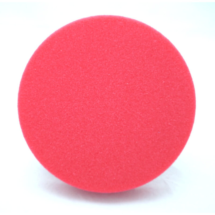 Полірувальне коло на липучці SOTRO T091505, D150 мм/H25 мм, червоний, середньої м'якості