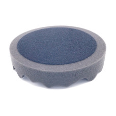 Губка полірувальна профіль на липучці SOTRO D150/H25мм, чорна - м'яка (арт. T091806)