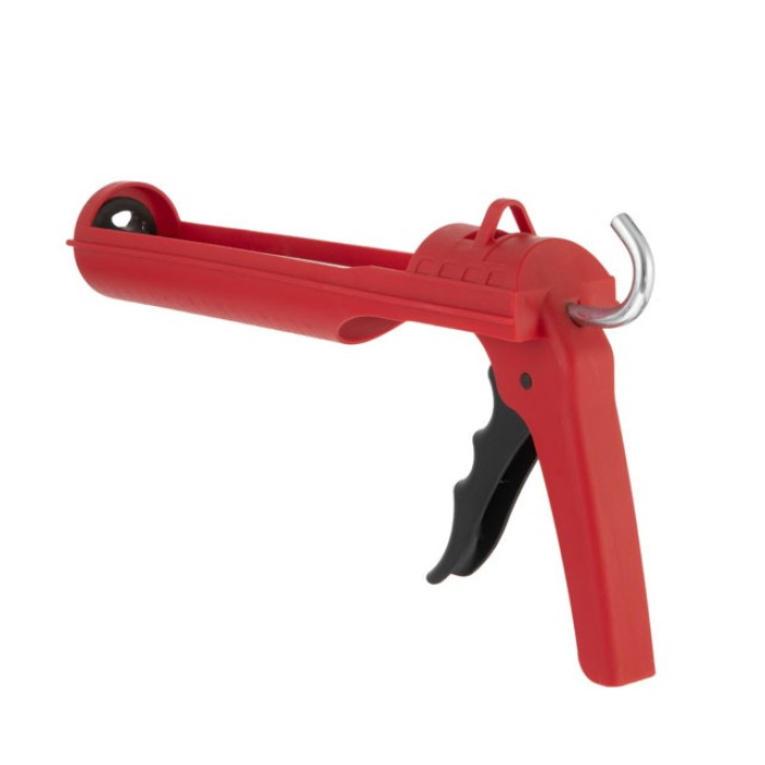 Пістолет для видавлювання силікону, посилений пластик INTERTOOL HT-0027