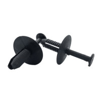 Нажимное крепление бампера двухлепестковое, черный 20мм*17мм*10мм