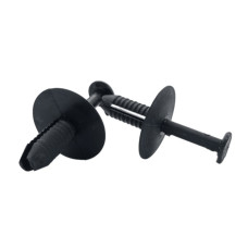 Нажимное крепление бампера двухлепестковое, черный 20мм*17мм*10мм