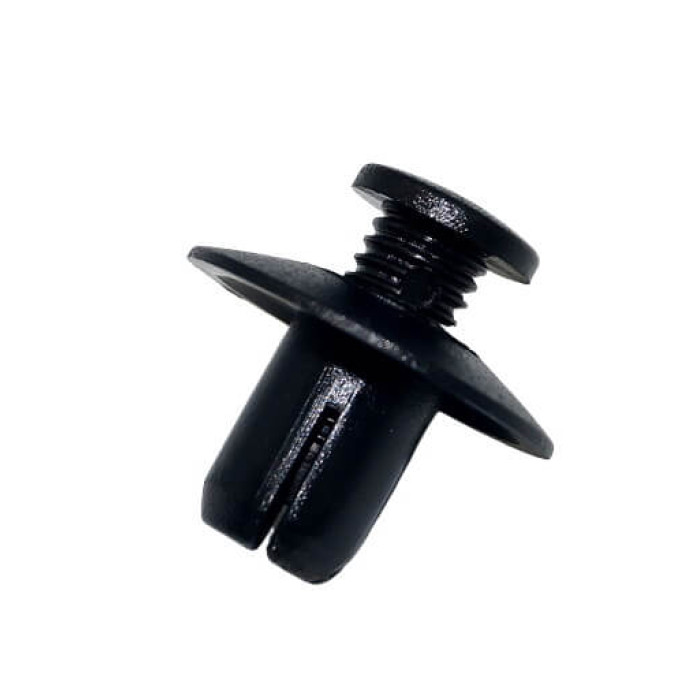 Кріплення бампера з різьбовим штирьком 5-пелюсткове, чорний (арт. 0267)