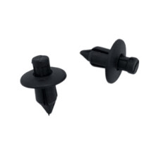 Нажимное крепление внутренней отделки салона, штырек без шляпки, 4-лепестковое