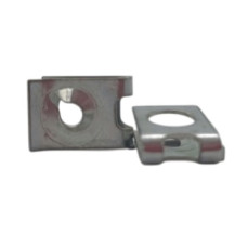 Зажим металический под саморез желтый 4,8*13*20