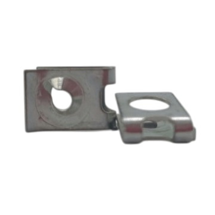 Зажим металический под саморез желтый 4,8*13*20