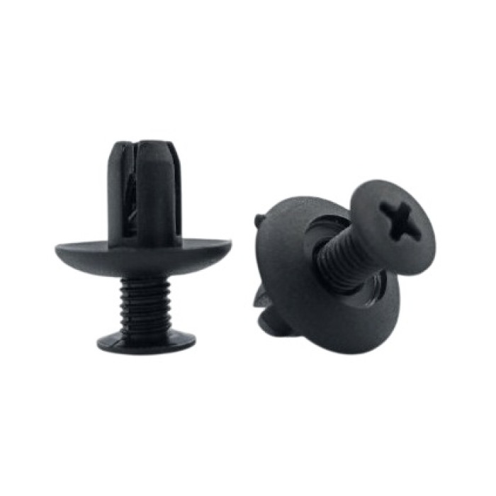 Нажимное крепление с резьбовым штырьком, черный