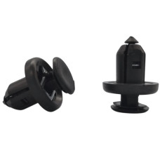 Крепление бампера с металлическими фиксаторами (короткий стержень)