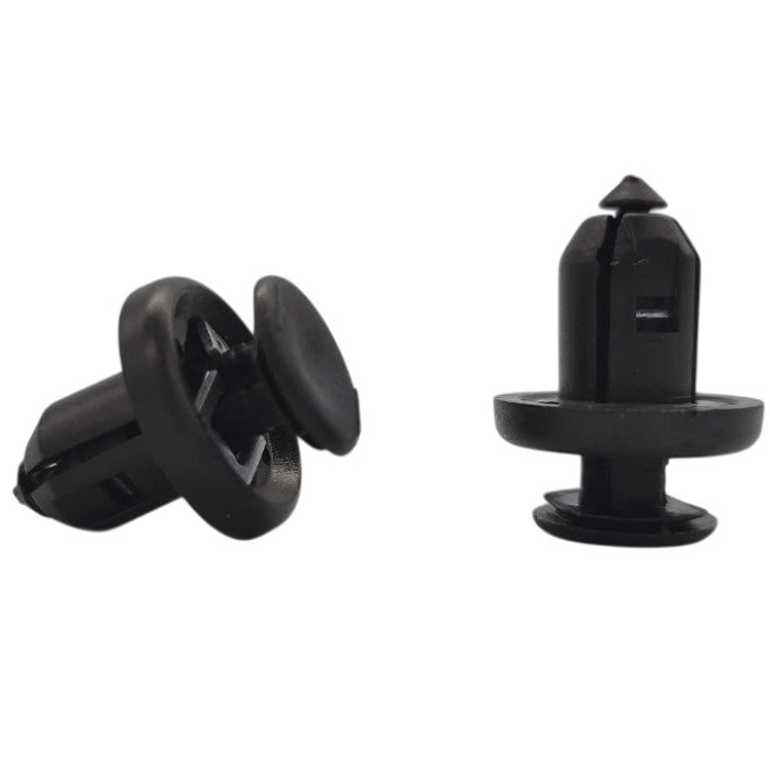 Крепление бампера с металлическими фиксаторами (короткий стержень)